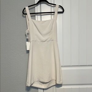 Wilfred Cream Mini Dress